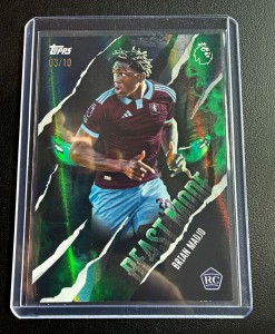 Madjo /10 Topps Prem 2026/27 Brian Madjo Aston Villa BM4 Beast Mode RC 03/10 for sale on Ebay