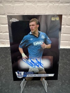 Topps Premier League Duncan Ferguson Everton CC-DF Auto /10 for sale on Ebay