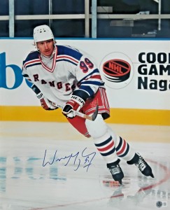 BAS Wayne Gretzky 16x20 Beckett Auto 10 Rangers NHL Signed Ice Hockey Photo LOA! for sale on Ebay