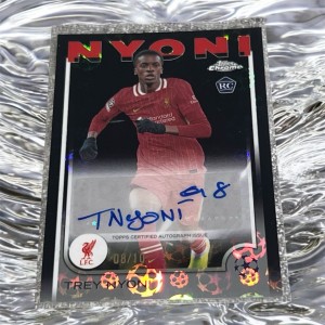 Trey Nyoni Liverpool Auto /10 Topps FRACTOR StarBall BIG RC Chase for sale on Ebay