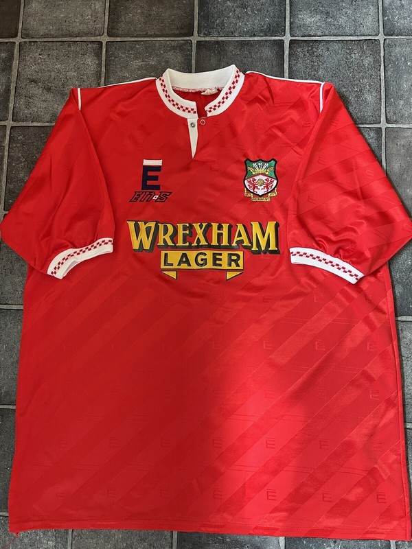 Rare Wrexham AFC 1992/1993 Original Home Shirt Ryan Reynolds for sale on Ebay