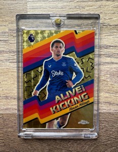 Topps Chrome Premier League - Iliman Ndiaye 1/1 Alive and Kicking - Everton for sale on Ebay
