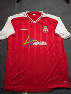Wrexham AFC 2004/05 Home Shirt - Umbro Lease Direct - Vintage Football Jersey L for sale on Ebay
