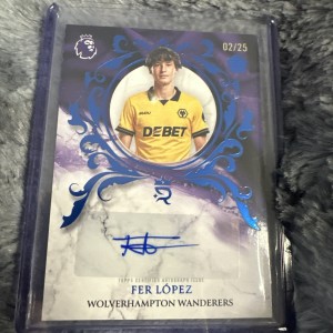 Topps Royalty PL 2026 - Fer Lopez 02/25 Auto Wolves for sale on Ebay