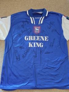Ipswich Town FC Signed 97-99 Home Shirt  Long Sleeve for sale on Ebay