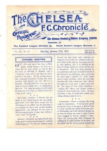 Chelsea Res v Fulham Res 1913 - 1914 for sale on Ebay