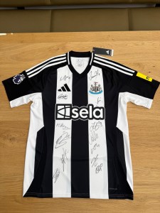 Official Newcastle United 2024/25 Signed Home Shirt – First Team Autographs 2025 for sale on Ebay
