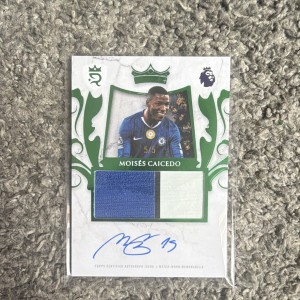 Topps 2026 Royalty Premier League Moises Caicedo Chelsea KAR-MC Auto Relic /5 for sale on Ebay