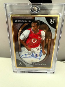 Topps Museum UEFA 25/26 Thierry Henry Legendary Ink Auto LIA-TH 05/10 Arsenal for sale on Ebay