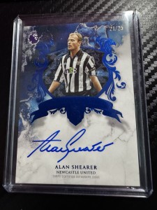 Alan Shearer /25 On Card Auto Topps Royalty Newcastle England RA-AS for sale on Ebay