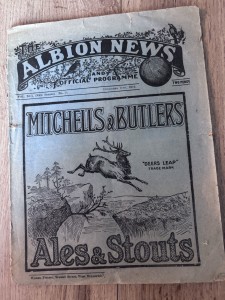 1921 ANTIQUE FOOTBALL PROGRAMME WEST BROMWICH ALBION WBA V EVERTON DIVISION ONE for sale on Ebay