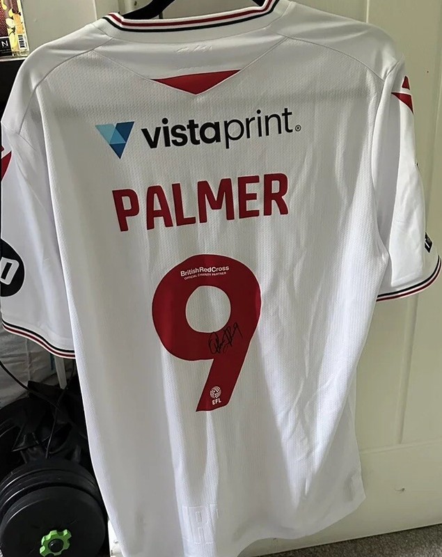 Signed Wrexham AFC Ollie Palmer Shirt - With COA for sale on Ebay