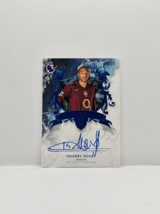 Thierry Henry ON CARD AUTO Arsenal Topps Royalty 2026 Blue Auto /25  for sale on Ebay