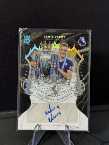 Topps Royalty CROWNED CHAMPIONS AUTOGRAPH Jamie Vardy Leicester City /99 for sale on Ebay