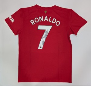 CRISTIANO RONALDO Back Signed Manchester United Jersey Authenticated by Icons for sale on Ebay