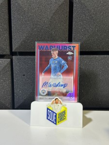 Matty Warhurst Autograph /5 Topps UCC Chrome 2024/25 Manchester City RC Auto for sale on Ebay