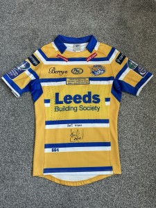 Kevin Sinfield Match worn Leeds Rhinos Challenge Cup Final 2010 Shirt for sale on Ebay