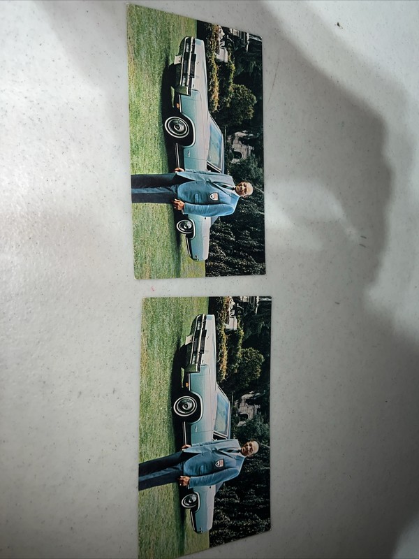 Lot Of (2) Jesse Owens Original Autographed Lincoln Mercury Post Cards 1970s š„ for sale on Ebay