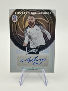 Wayne Rooney Auto 2025-26 Panini Prestige Shutter Signatures Derby County for sale on Ebay
