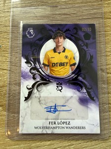 Fer Lopez RC Auto /10 Black 02/10 Topps Royalty 2026 Wolves Rookie Autograph for sale on Ebay