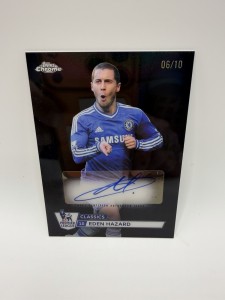 Eden Hazard Auto 06/10 Black Refractor CC-EH Chelsea Topps Premier League 26/27 for sale on Ebay