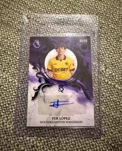 Topps Royalty Premier League 2026 Fer López Wolves Auto LFT-FL 05/10 for sale on Ebay