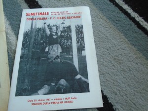 DUKLA PRAHA V CELTIC GLASGOW 1967 EUROPEAN CUP SEMI FINAL for sale on Ebay