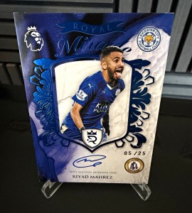 Topps Royalty Premier League 2026 Riyad Mahrez Leicester City On Card Auto 05/25 for sale on Ebay