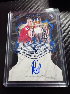 Robin Van Persie 1/1 Topps Royalty Auto Crowned Champions Man Utd Arsenal Am for sale on Ebay