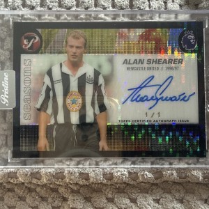 Topps Pristine Alan Shearer Seasons Case Hit On Card Auto 1/1 Newcastle 1 Of 1 for sale on Ebay