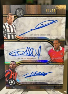 Topps Museum 25/26 Triple Auto Zidane/henry/desailly. /10 Juventus/arsenal/ac for sale on Ebay