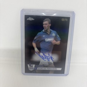 Topps Premier League Duncan Ferguson Everton CC-DF Auto /10 for sale on Ebay