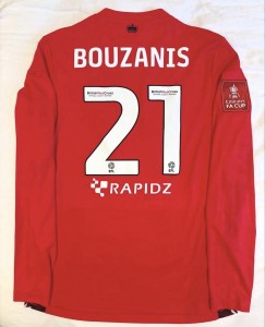 Match Worn Dean Bouzanis Reading vs Watford FA Cup 2023 Football Shirt for sale on Ebay