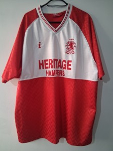Middlesbrough 3XL ZDS final retro shirt for sale on Ebay