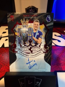 Topps Royalty 26 Premier League Jamie Vardy Leicester City Crowned Champions /15 for sale on Ebay