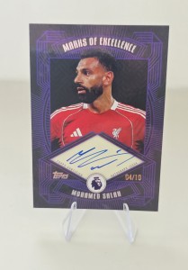 Mohamed Salah Marks Of Excellence On Card Auto 04/10 Liverpool Fc Topps Royalty. for sale on Ebay