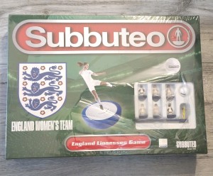 Subbuteo Lionesses England Women's Team Main Game. Brand New, Box Damage. for sale on Ebay