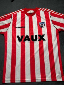 Vintage Sunderland 1988 1991 Home Football Shirt L Hummel Vaux Centenary for sale on Ebay