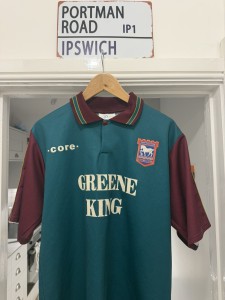 Rare Vintage Portman Collection Ipswich Town Shirt Adults M Green 1995/1996 Core for sale on Ebay