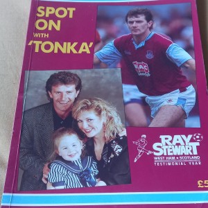 Ray Stewart testimonial year booklet  for sale on Ebay