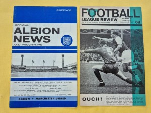 17/1/66 West Bromwich Albion v Manchester United Football Programme; Division 1 for sale on Ebay