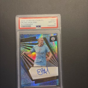 erling haaland revolutions auto manchester city psa 10 for sale on Ebay