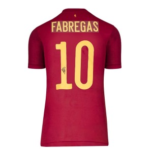 Cesc Fabregas Signed Spain 2020-21 Shirt Warehouse Seconds (eBay Live 22/10) for sale on Ebay