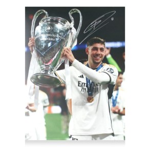 Federico Valverde Signed Real Madrid Photo: UEFA Champions League Winner COA for sale on Ebay