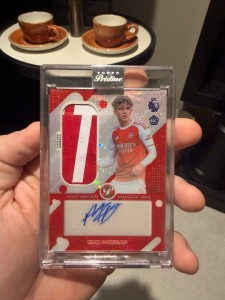 25/26 Topps Pristine Premier League Max Dowman Relic Auto #/5 RC Arsenal-Rookie for sale on Ebay