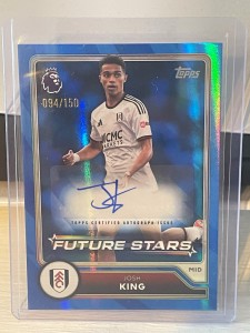 Topps Premier League 2025-26 Josh King Future Stars Autograph Ac-Jk Fulham /150 for sale on Ebay