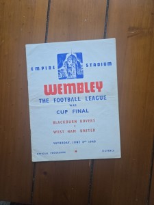 1940 Fa War Cup Final Blackburn V West Ham for sale on Ebay