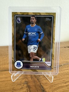 Topps Premier League Flagship 2026 -Foilfractor Iliman Ndiaye 1/1 - Everton for sale on Ebay
