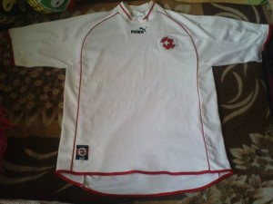 RARE FOOTBALL SHIRT - SWITZERLAND AWAY 2001 - 2002 SIZE XL for sale on Ebay