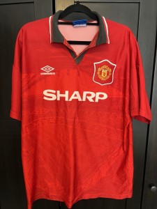 Original Umbro Manchester United 1994/1995 Home Shirt Mens Large for sale on Ebay